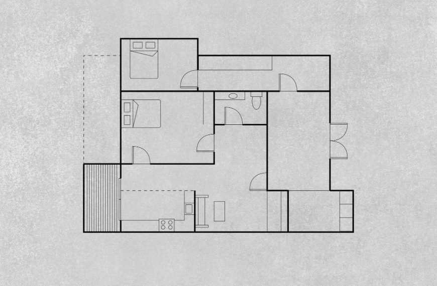 Planta de casa simples