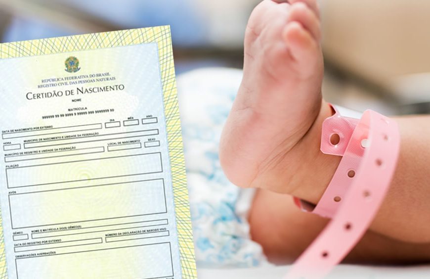 Onde fica o número da certidão de nascimento?