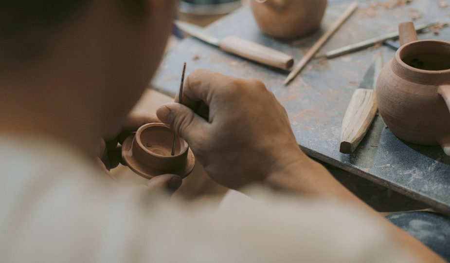 ceramica no artesanato