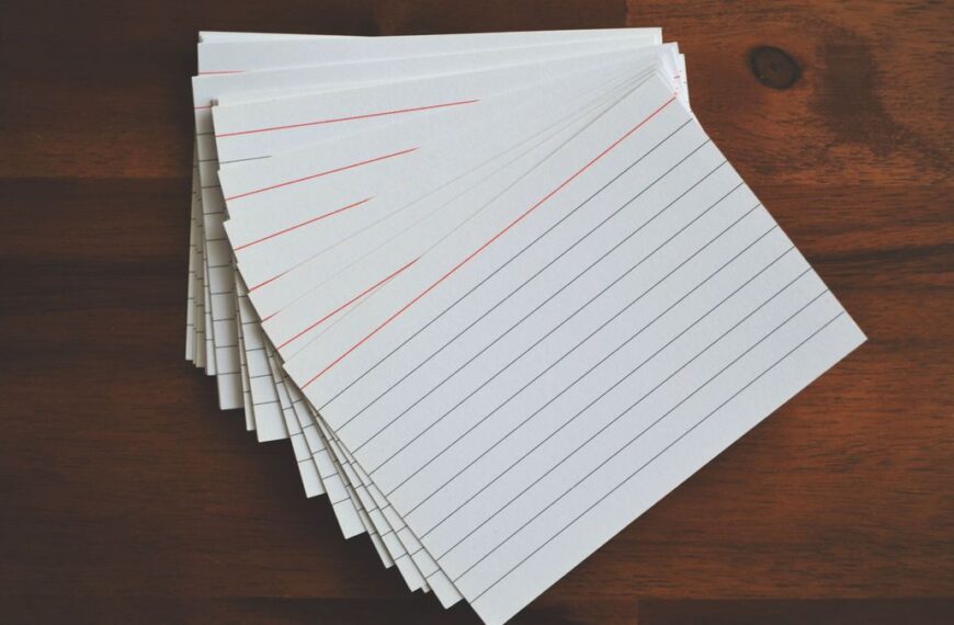 O que são flashcards?
